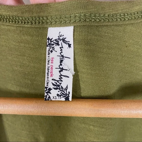 Intimately Free People Green Tank Bodysuit XS - Picture 2 of 5